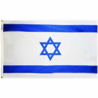 Israel Flag - Grommets