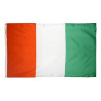 Côte d'Ivoire Flag - Grommets