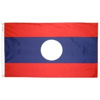 Laos Flag - Grommets