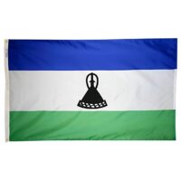 Lesotho Flag - Grommets