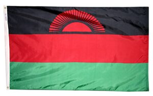 Nylon Malawi Flag Grommets Finish