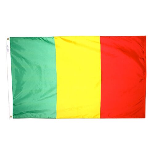 Nylon Mali Flag Grommets Finish