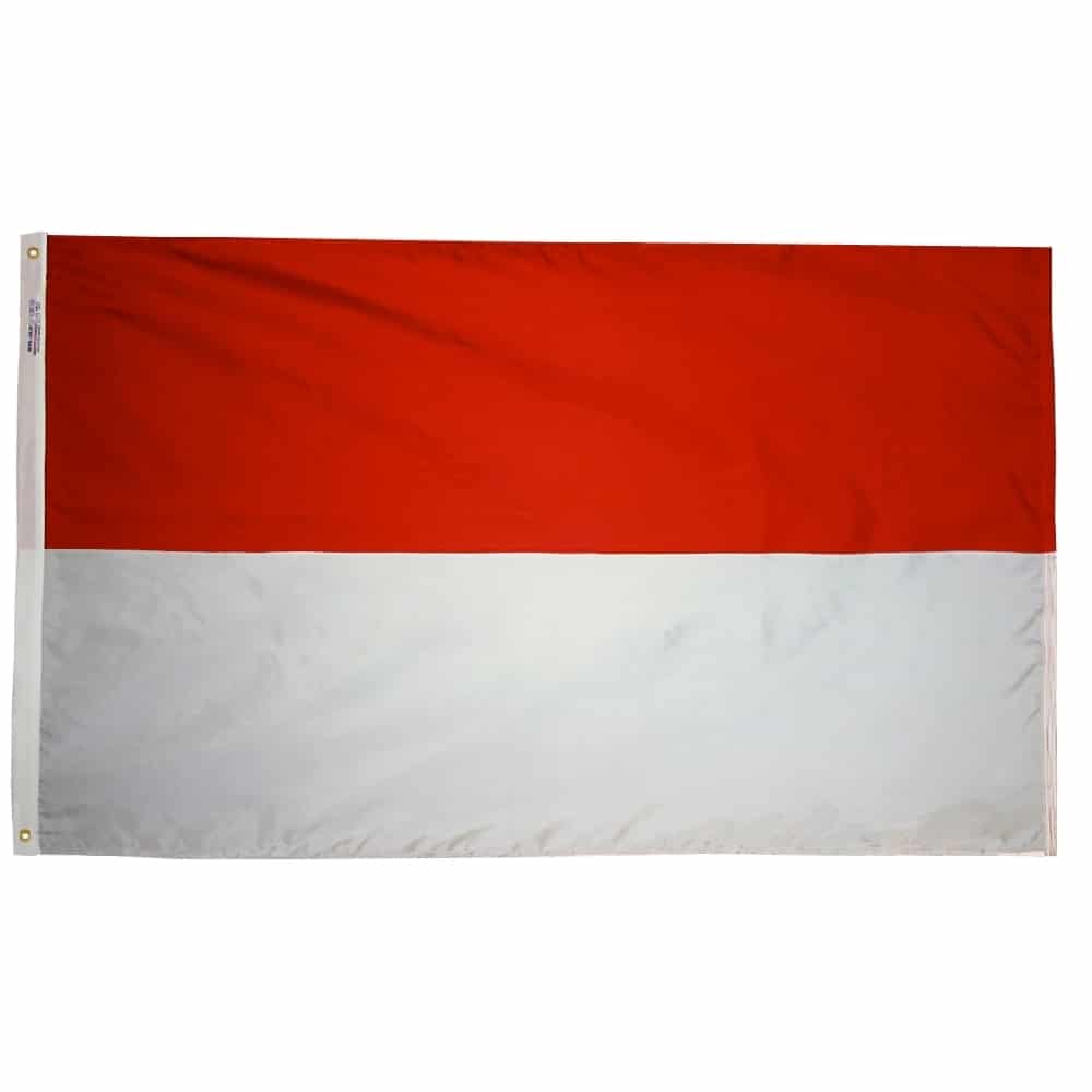 Monaco Flag - Grommets 2 Nylon Monaco Flag Grommets Finish