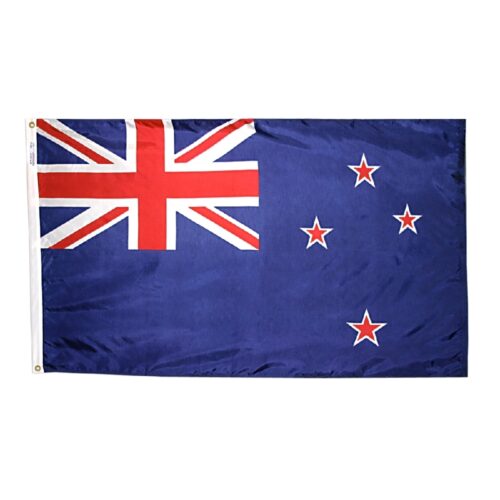 Nylon New Zealand Flag Grommets Finish