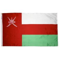 Oman Flag - Grommets