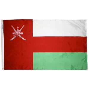 Nylon Oman Flag Grommets Finish