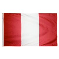 Peru Civil Flag - Grommets