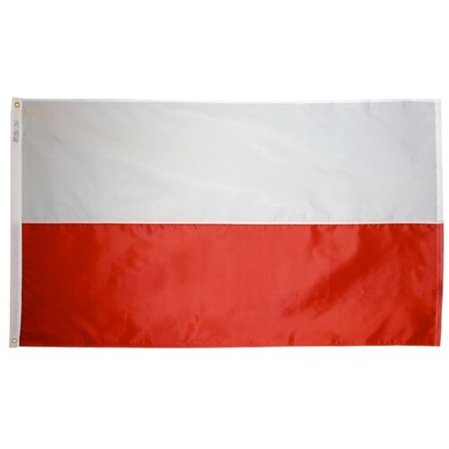 Nylon Poland Flag Grommets Finish