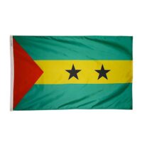 Sao Tome and Principe Flag - Grommets