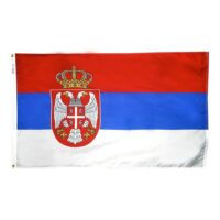 Serbia Flag - Grommets