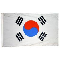 South Korea Flag - Grommets
