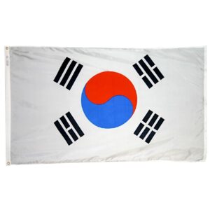 Nylon South Korea Flag Grommets Finish