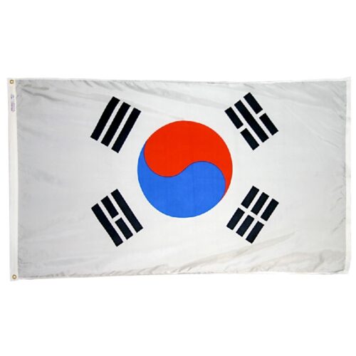 Nylon South Korea Flag Grommets Finish