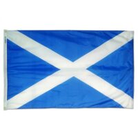 St. Andrew's Cross Flag - Grommets
