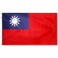 Taiwan Flag - Grommets