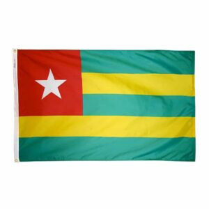 Nylon Togo Flag Grommets Finish