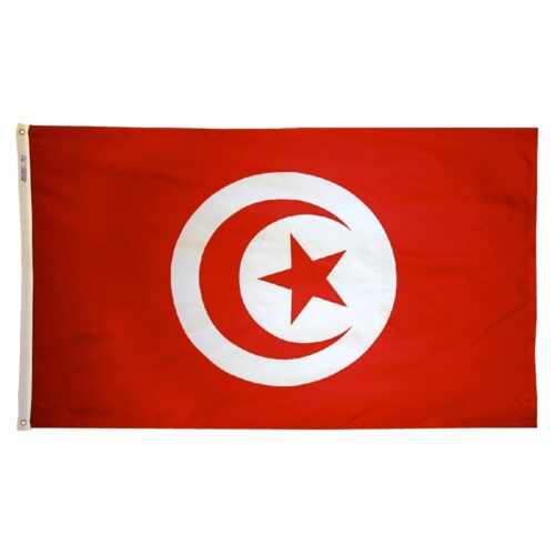 Nylon Tunisia Flag Grommets Finish