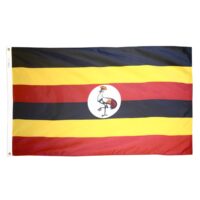 Uganda Flag - Grommets