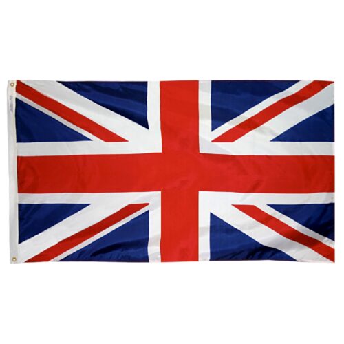 Nylon United Kingdom Flag Grommets Finish
