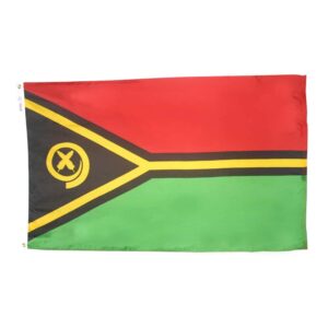 Nylon Vanuatu Flag Grommets Finish
