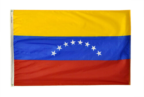 Nylon Venezuela Civil Flag Grommets Finish