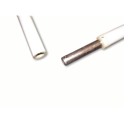 6 Foot 2-pc White Spinning Pole W/ball 6pk