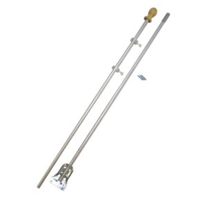 6 Foot X 3/4 Inch Aluminum Pole Mounting Kit W/ Ball Top