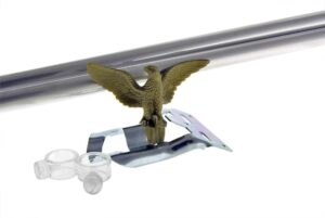 6 Foot X 3/4 Inch Aluminum Pole Mounting Kit W/ Eagle
