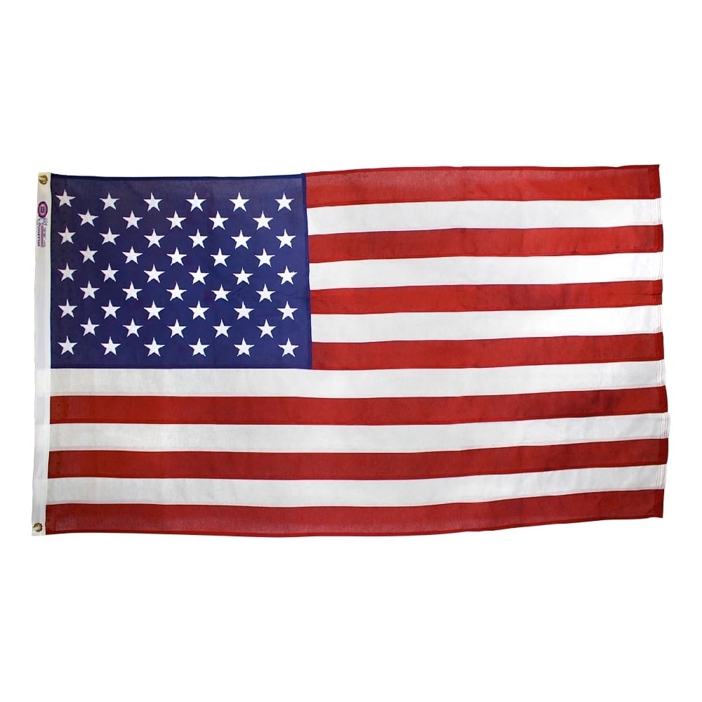 Cotton American Flag - Grommets 2 Cotton American Flag Grommets Finish