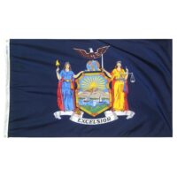 New York Flag - Grommets