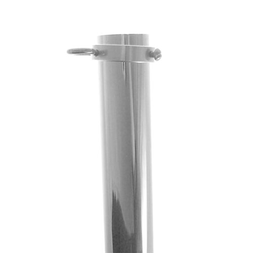 Aluminum Flagpole Silver Indoor and Parade