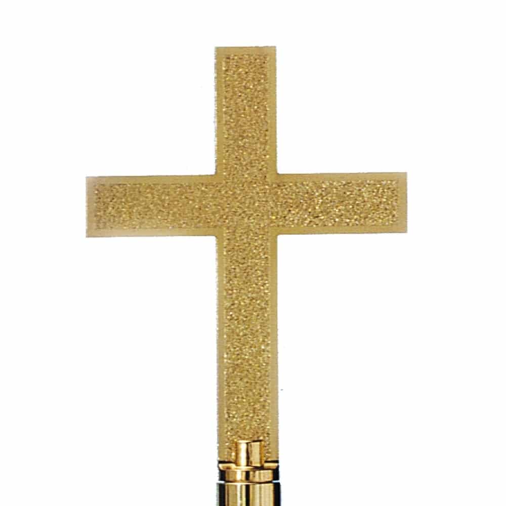 Classic Church Cross - Gold 2 Classic Church Cross Gold