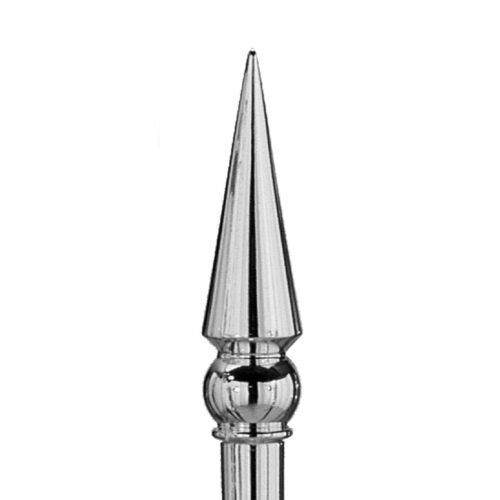 Round Spear Chrome