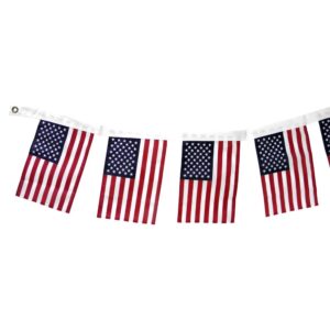 US Flag Garland Grommets