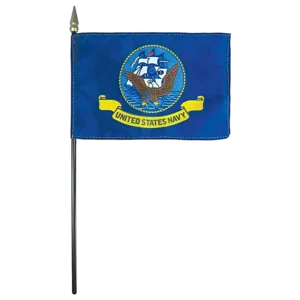 8x12 United States Navy Stick Flag