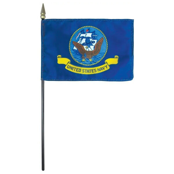 8x12 Inch US Navy Stick Flag