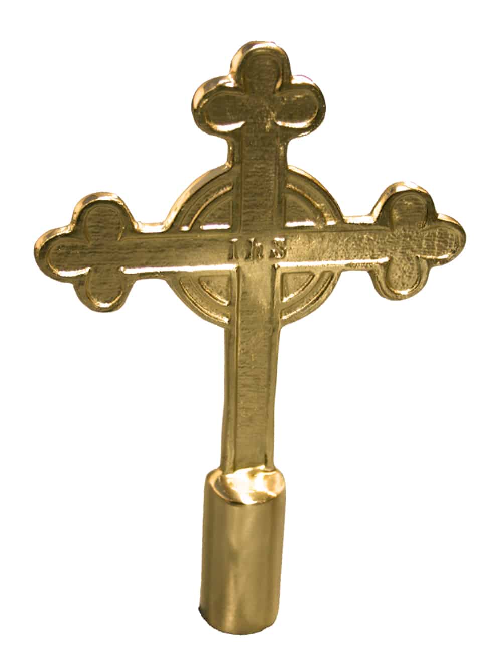 Aluminum Catholic Cross - Gold 2 Aluminum Catholic Cross Gold