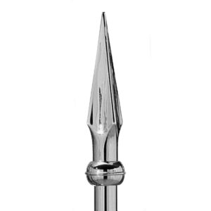 Plastic Universal Spear Chrome Flagpole Ornament