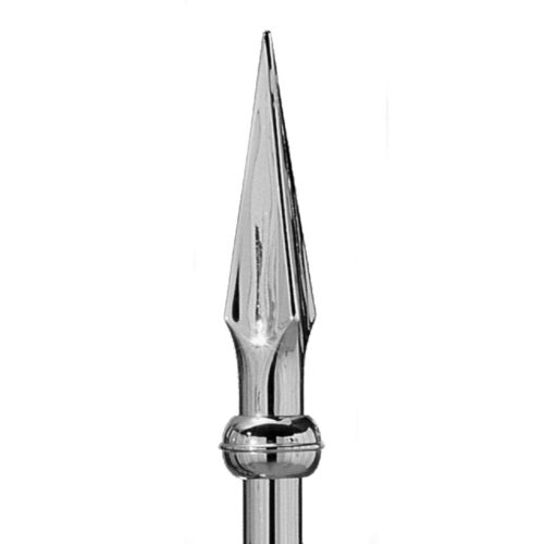 Plastic Universal Spear Chrome Flagpole Ornament
