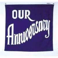 Our Anniversary Banner - Grommets