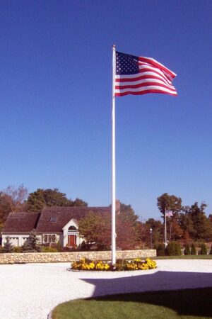 Fiberglass Flagpole Internal Halyard System