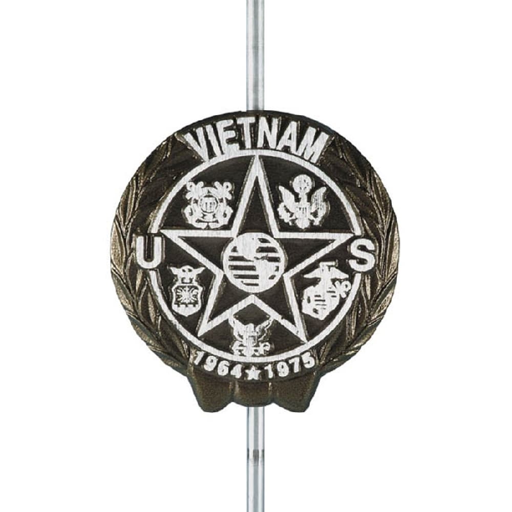 Vietnam Veteran Grave Marker 4 Vietnam Veteran Grave Marker - Aluminum