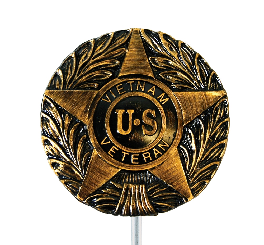 Vietnam Veteran Grave Marker 2 Vietnam Veteran Grave Marker - Plastic