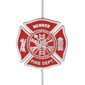 US Firefighter Grave Marker - Aluminum