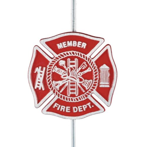 US Firefighter Grave Marker - Aluminum