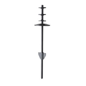 Telescopic Flagpole Ground Spike Finish