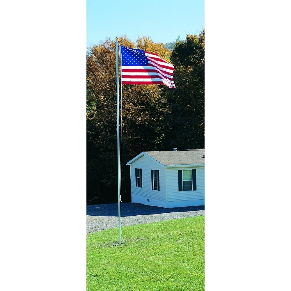 Aluminum Patriot Flagpole 2 Aluminum Patriot Flagpole Finish