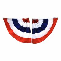 Pleated Half Fan Pair Style 85 - Grommets