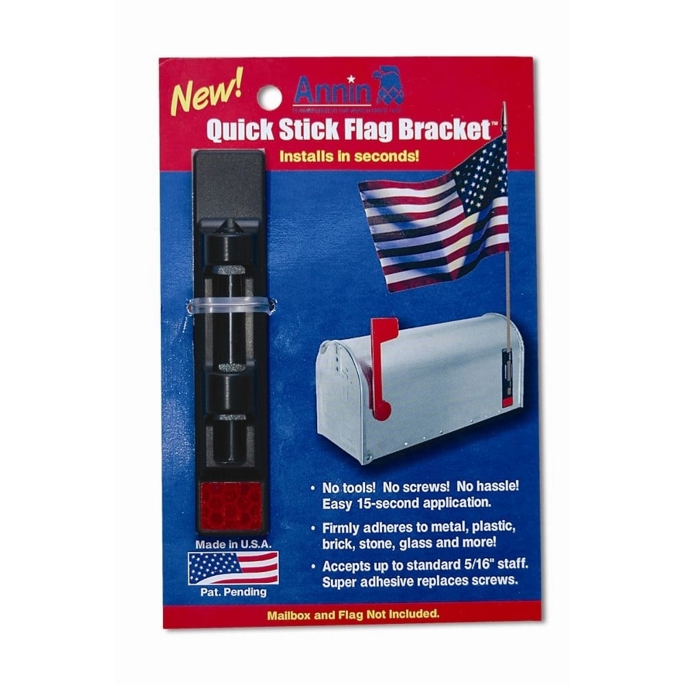 Quick Stick Flag Bracket 2 Quick Stick Flag Bracket Finish