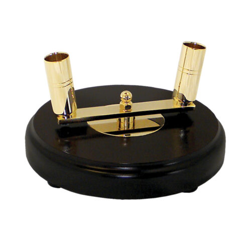 Signature Two-hole Floor Stand Mahogany